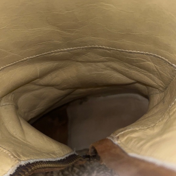 Corral Boots with Silver stud & Lattice details, full zip - Picture 10 of 11